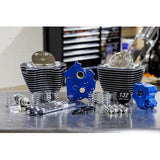 S&S CYCLE 0904-0105 310-1237 132" Power Package Engine Performance Kit - Chain Drive - Oil Cooled - Highlighted Fins - M8